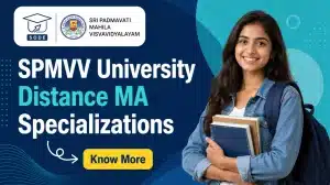 SPMVV University Distance MA Specializations