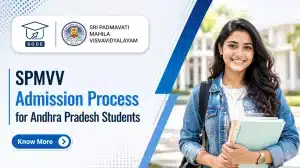 SPMVV Admission Process for Andhra Pradesh Students